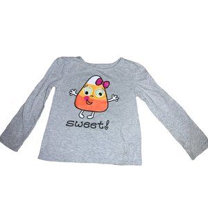 Jumping Beans Candy Corn Halloween Shirt- 4T